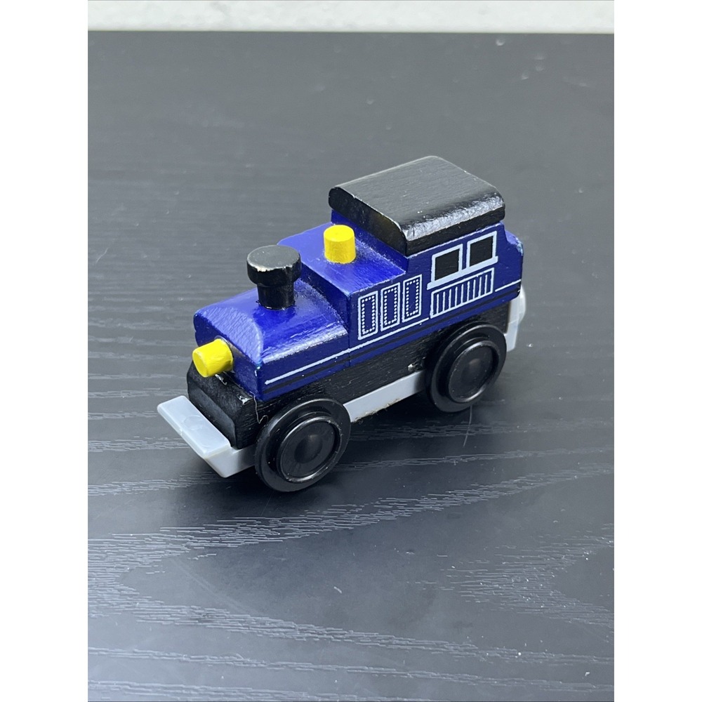 KidKraft Wooden Magnetic Blue Train Engine Wooden Railway Replacement Toy